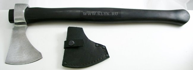 Топор охотничий (сталь 65Г ковка, граб) с чехлом