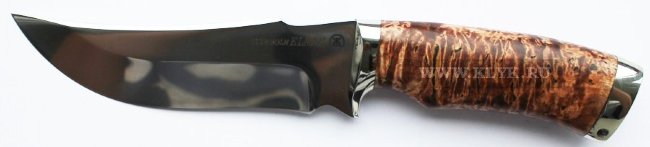 Нож Восток (сталь ELMAX Uddeholm, карельская береза, мельхиор)
